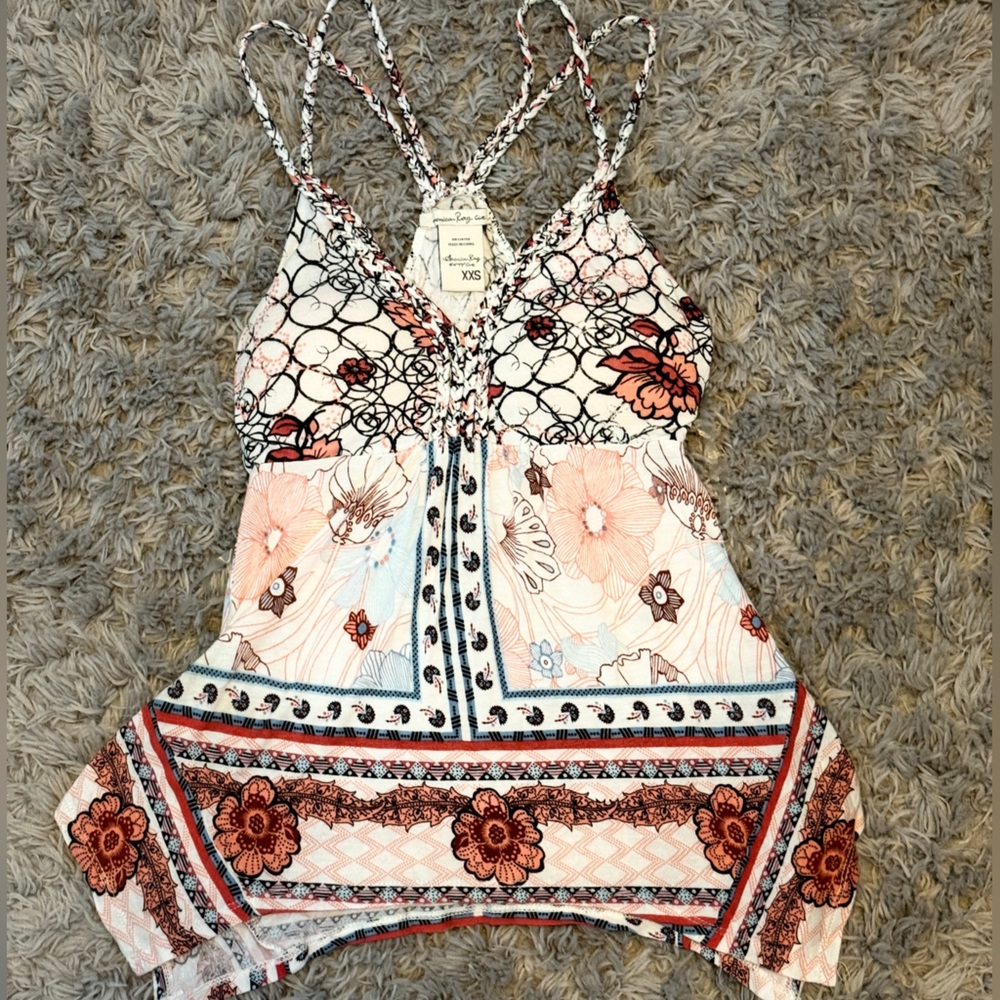 American Rag floral tank top